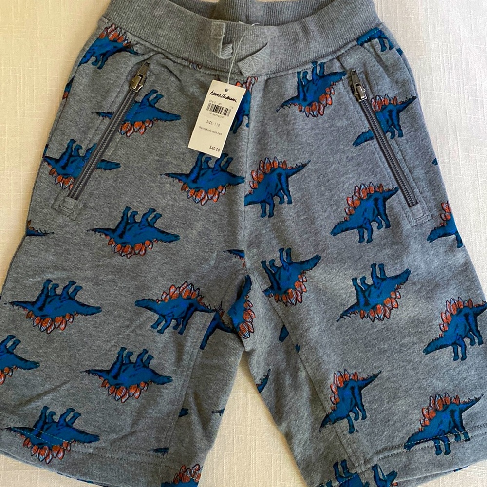 Hanna Andersson Dino Shorts NWT